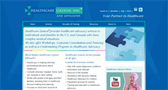 Desktop Screenshot of healthcareliaison.com